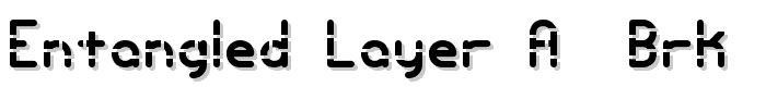 Entangled Layer A -BRK- font